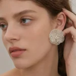 Christmas Rose Earrings: 4 Details Inspired by Helleborus Niger
