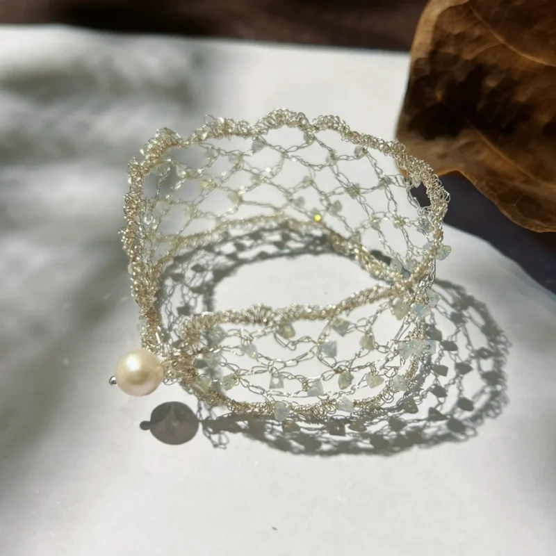 OREYNE Natural Phenomena Frost Lace Jewelry – close-up detail
