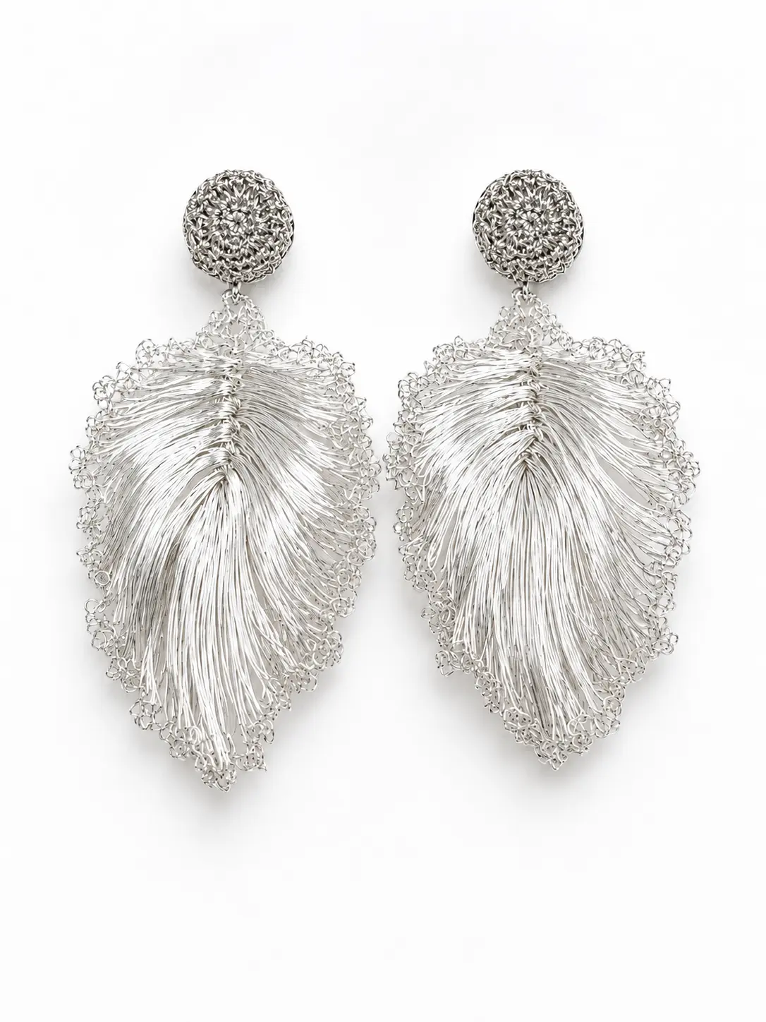 OREYNE Botanical Fan Palm Earrings