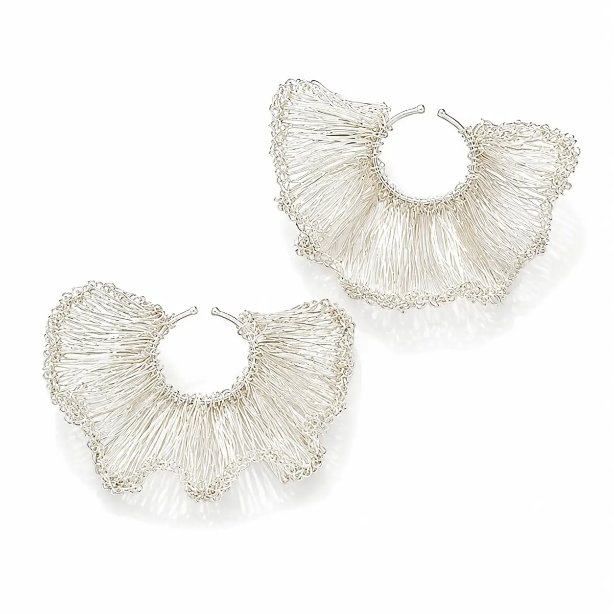 OREYNE Botanical Ginkgo Leaf Earrings