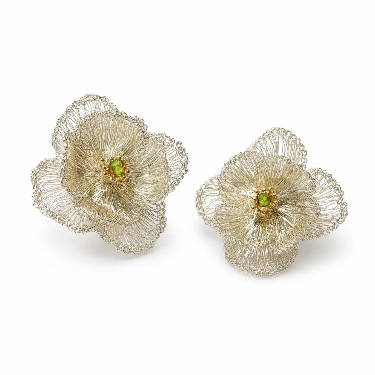 OREYNE Botanical Hellebore Earrings